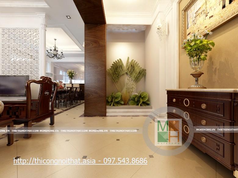 Thiết kế nội thất biệt thự ở Hoàng Mai - Nhà Anh Bắc